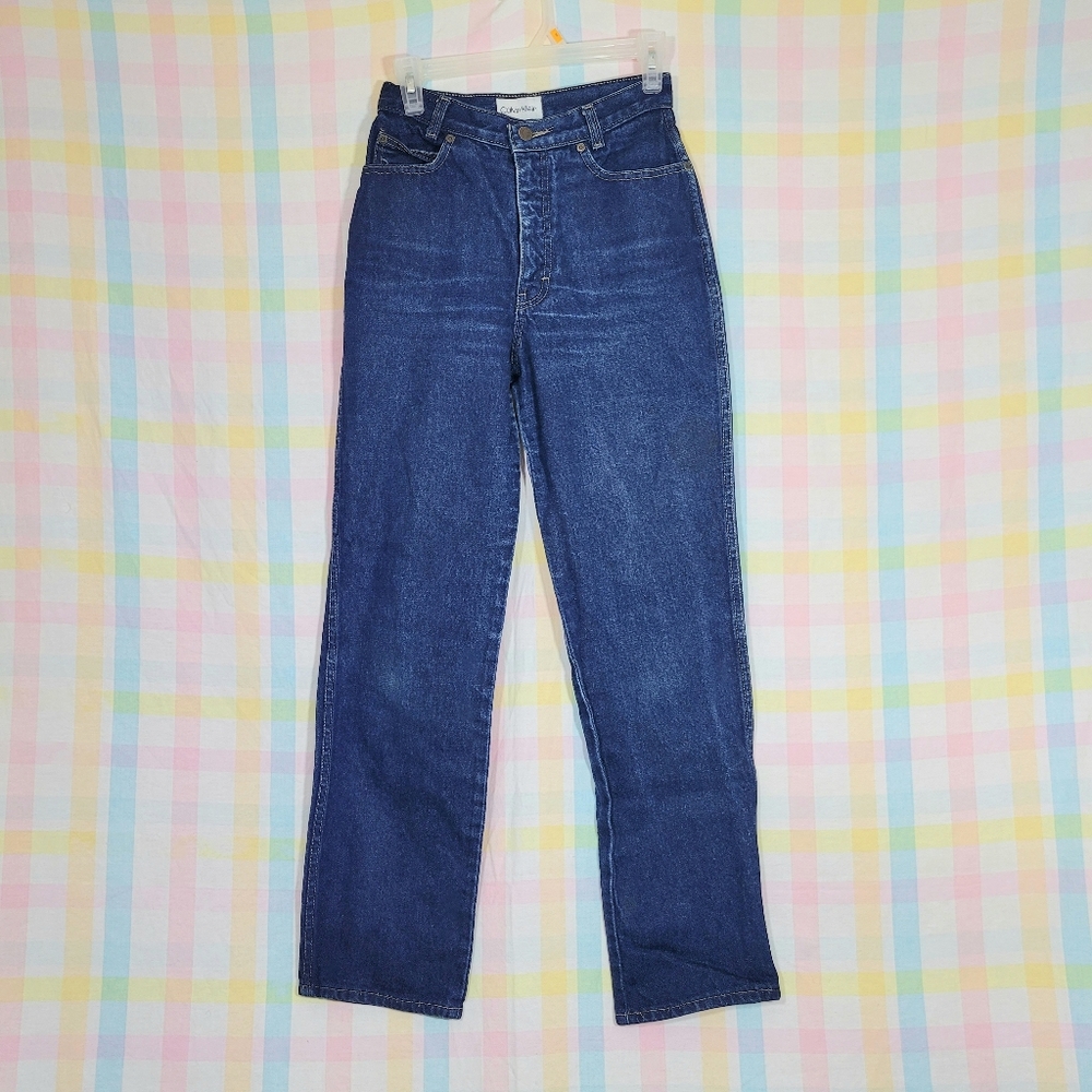Vintage Calvin Klein dark wash mom jeans bootcut tapered leg